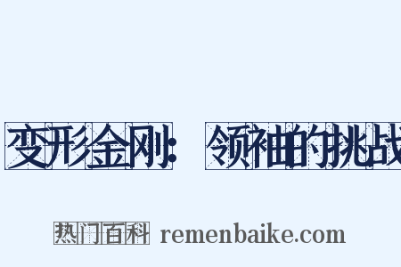 变形金刚：领袖的挑战是什么意思的图片